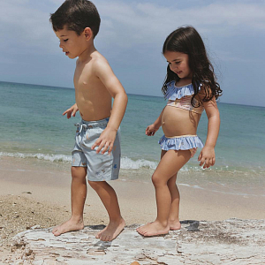 Шорты-плавки Wheat, темно-синие полоски